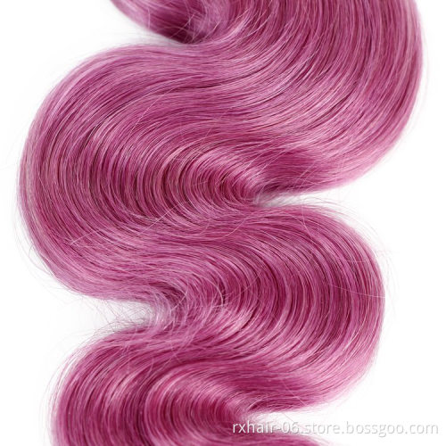 Hot Sale Fast Shipping Body Wave Purple 99j Human Hair Bundles
